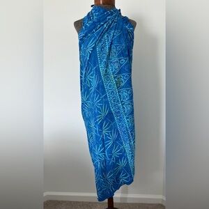Batik style sarong/cover up/wrap
